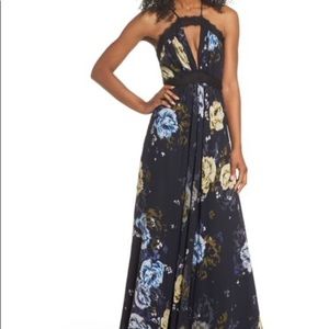 NWT! Jill Stuart Floral Maxi Gown